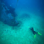 Shipwreck,Diving,Landscape,Under,Water,,Old,Ship,At,The,Bottom,