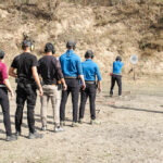 Young,People,On,Tactical,Gun,Training,Classes.,Shooting,And,Weapons.