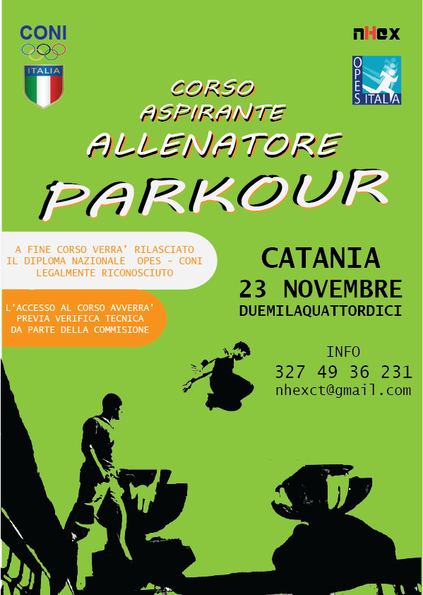 parkour corso catania 23 novembre 14