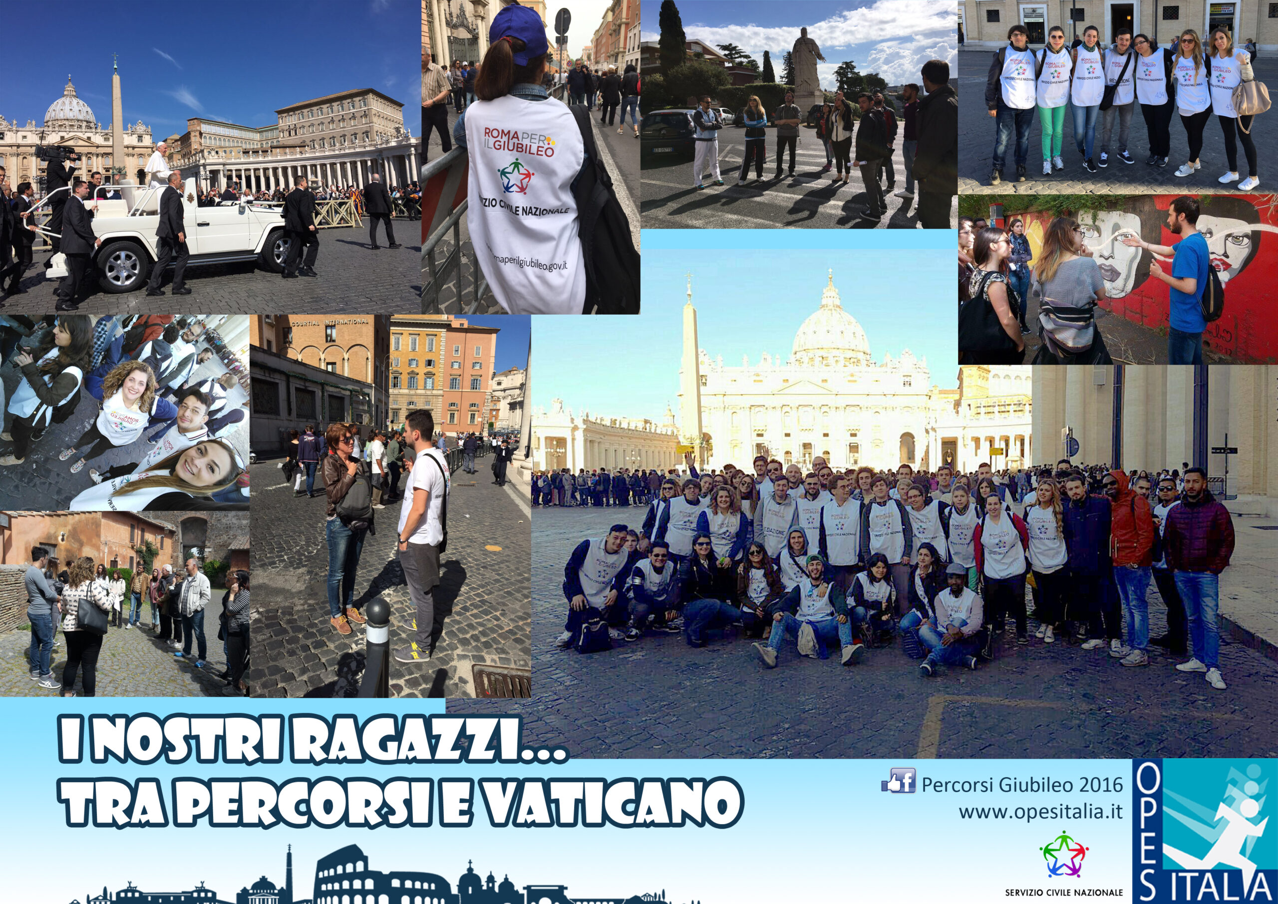 Scopri di più sull'articolo Roma per il Giubileo: intervista ai volontari del Servizio Civile Opes