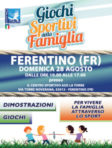 RGB FERENTINO GIOCHI SPORTIVI DELLA FAMIGLIA