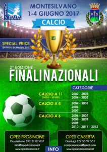 LOCANDINA FINALI NAZIONALI CALCIO GIUGNO 2017