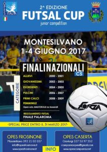 LOCANDINA FINALI NAZIONALI FUTSAL GIUGNO 2017