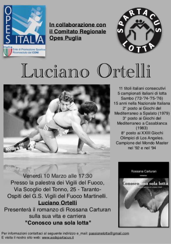 Scopri di più sull'articolo Taranto: stage di Lotta con il Maestro Ortelli