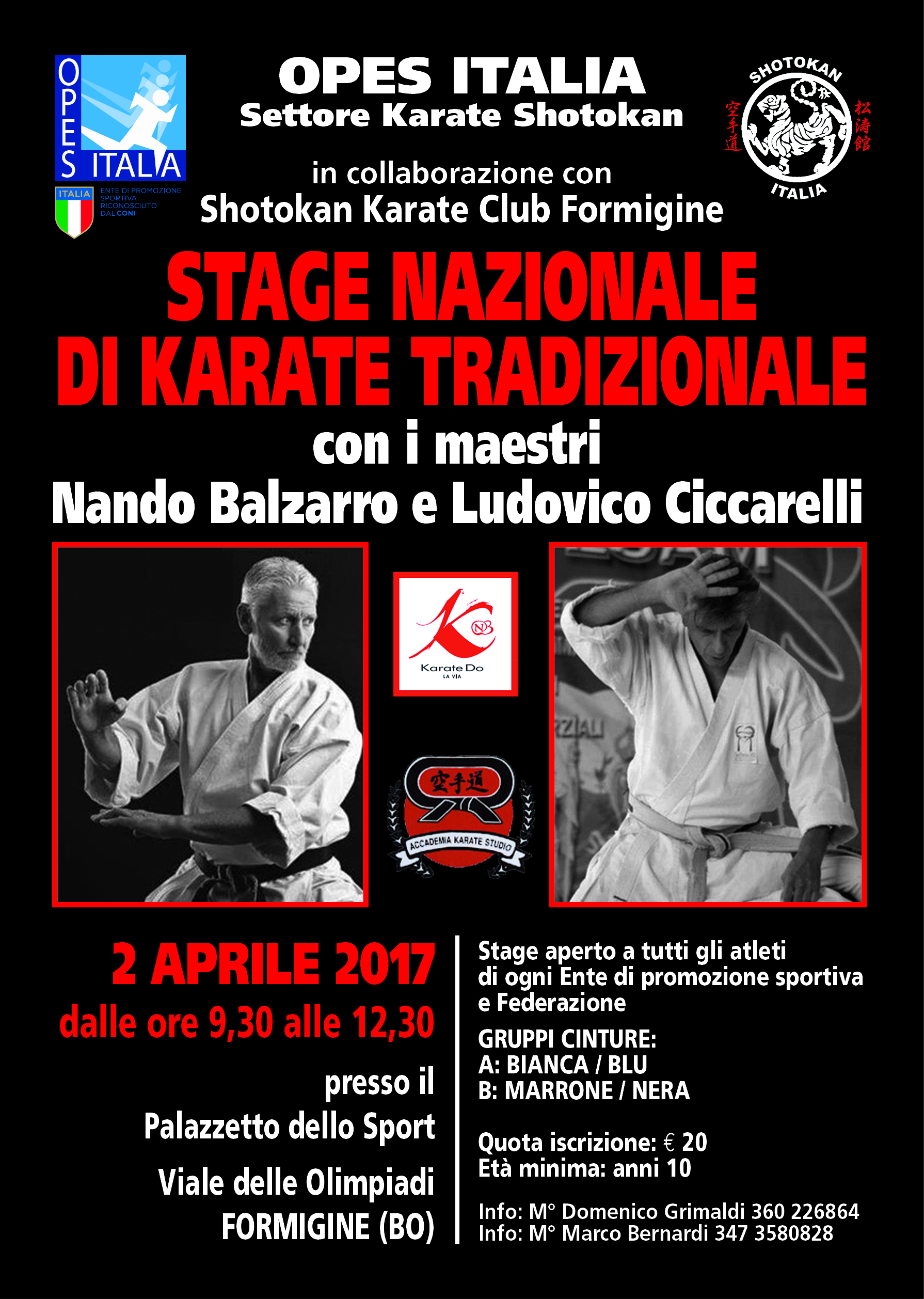 Scopri di più sull'articolo Stage Nazionale di Karate Tradizionale