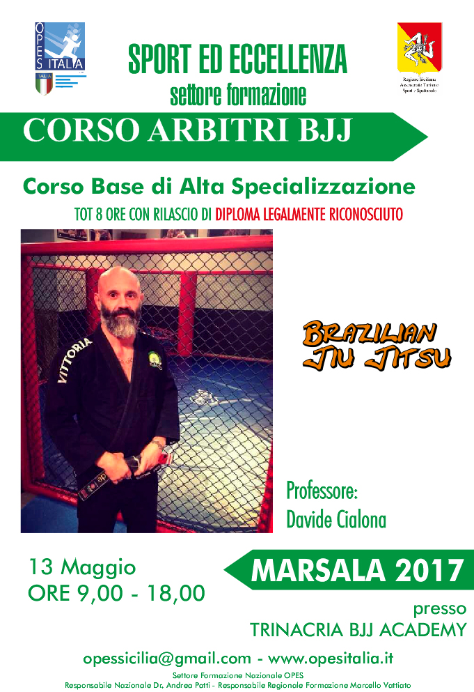 Scopri di più sull'articolo Marsala: Corso per Arbitri BJJ