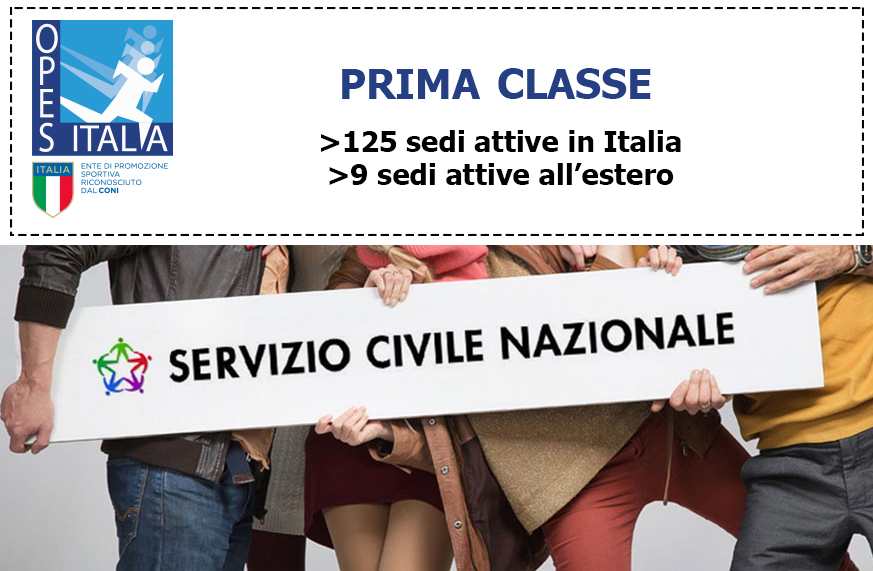 Scopri di più sull'articolo Servizio Civile: OPES conquista la Prima Classe