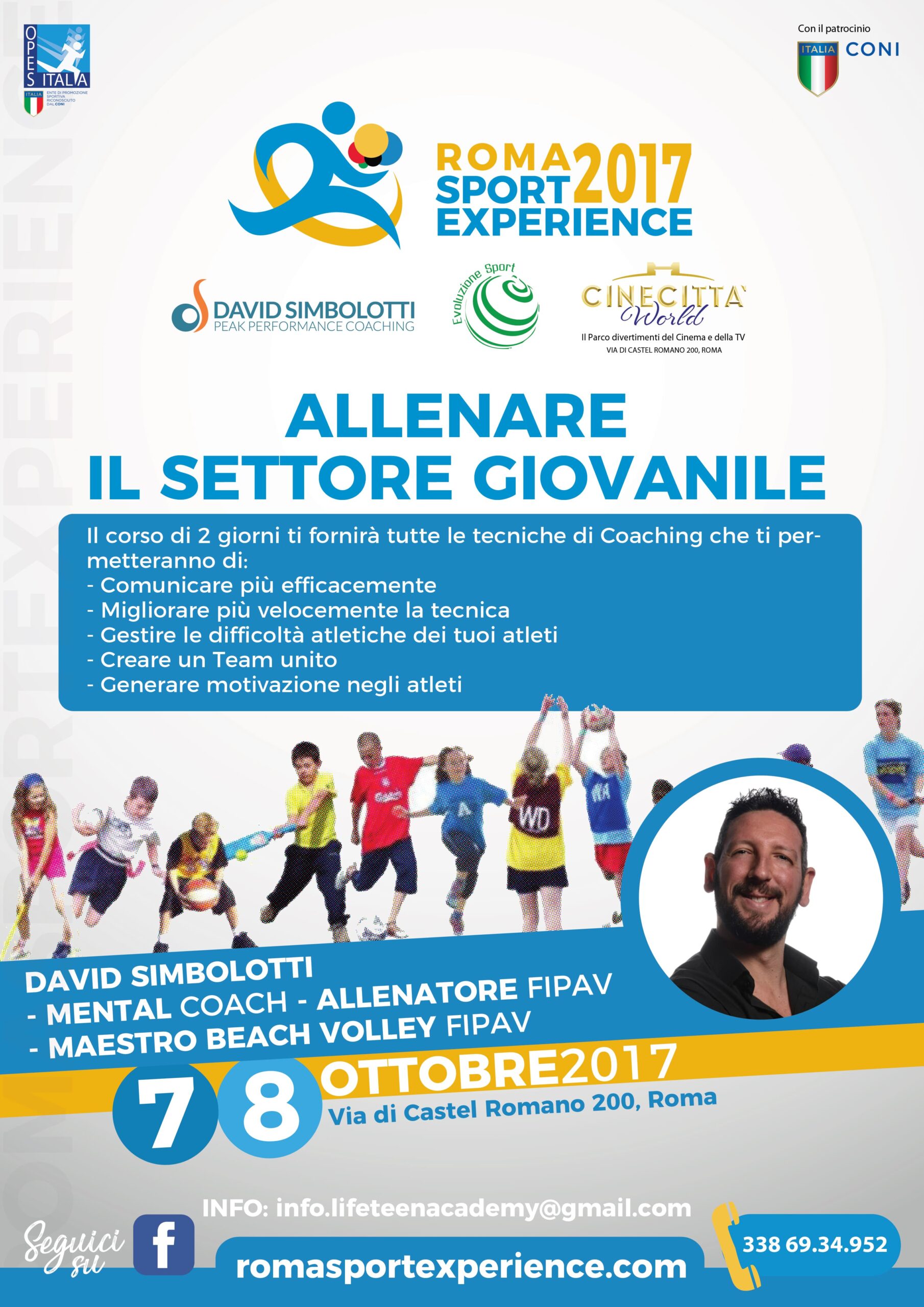 Scopri di più sull'articolo Allena il settore giovanile: formazione a Roma Sport Experience