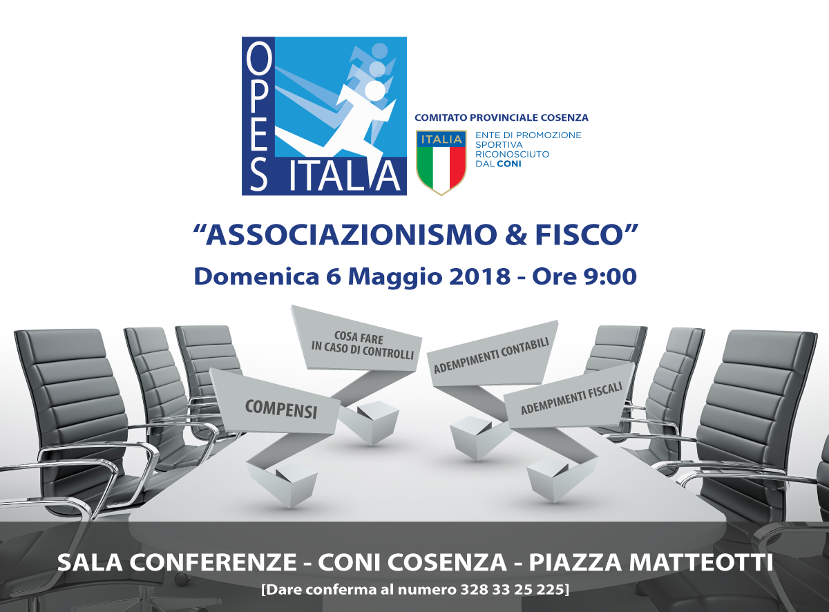 Scopri di più sull'articolo Cosenza: corso gratuito su “Associazionismo e Fisco”