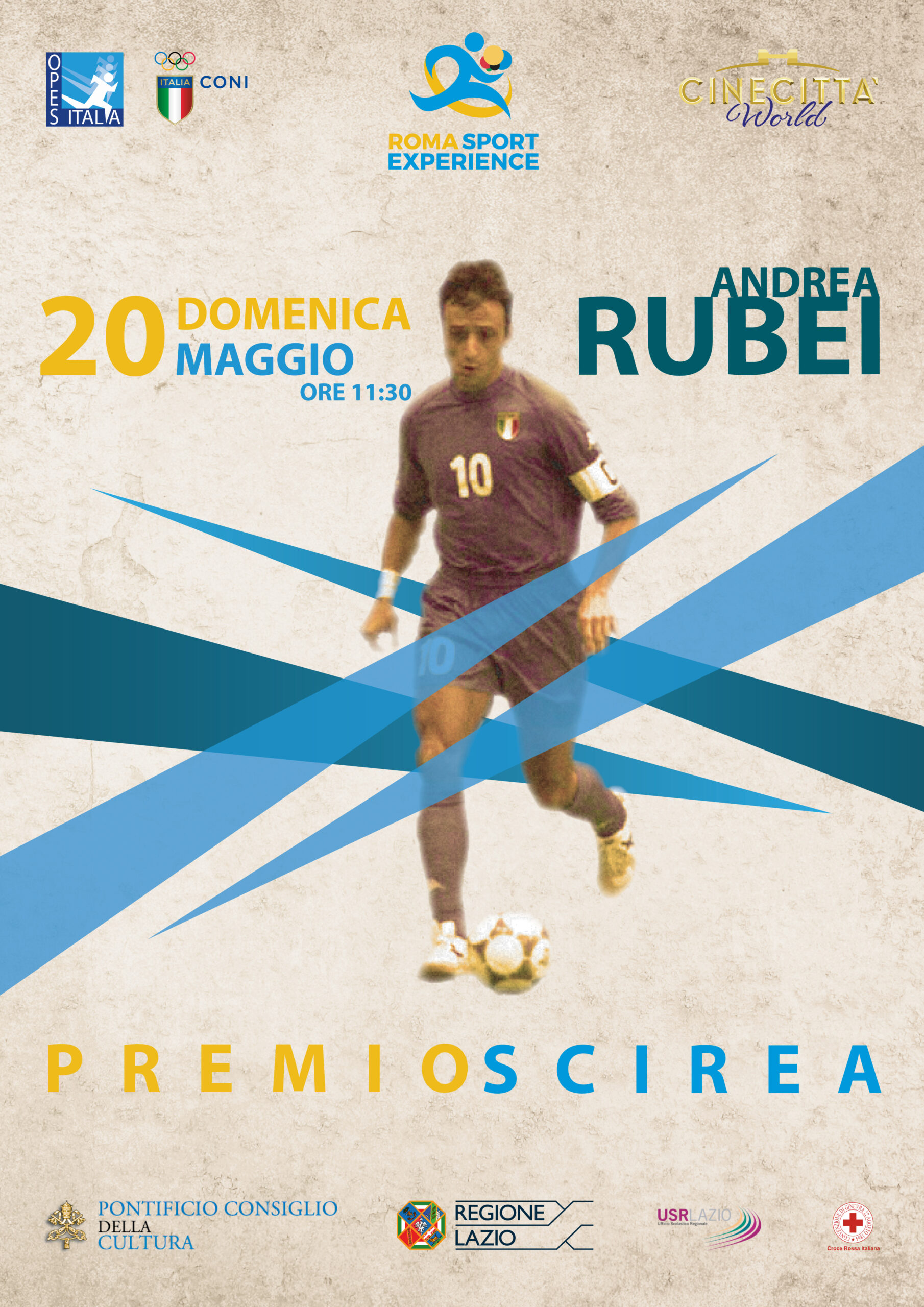 Scopri di più sull'articolo Roma Sport Experience: “Premio Scirea” ad Andrea Rubei, la leggenda del futsal