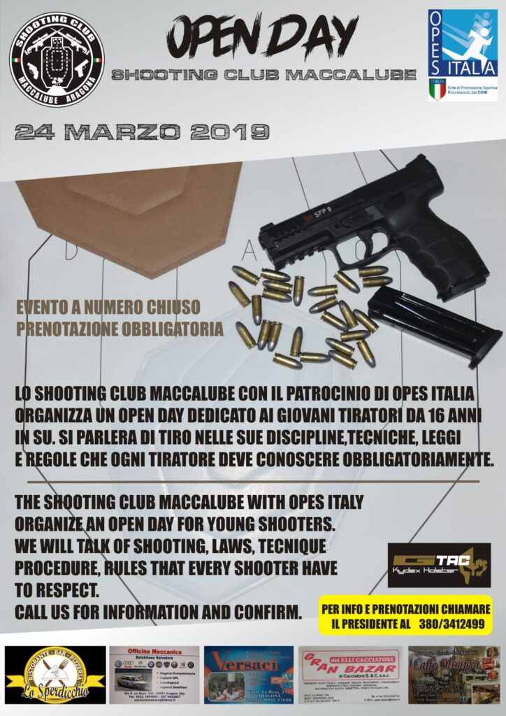 OPEN DAY SHOOTING CLUB MACCALUBE