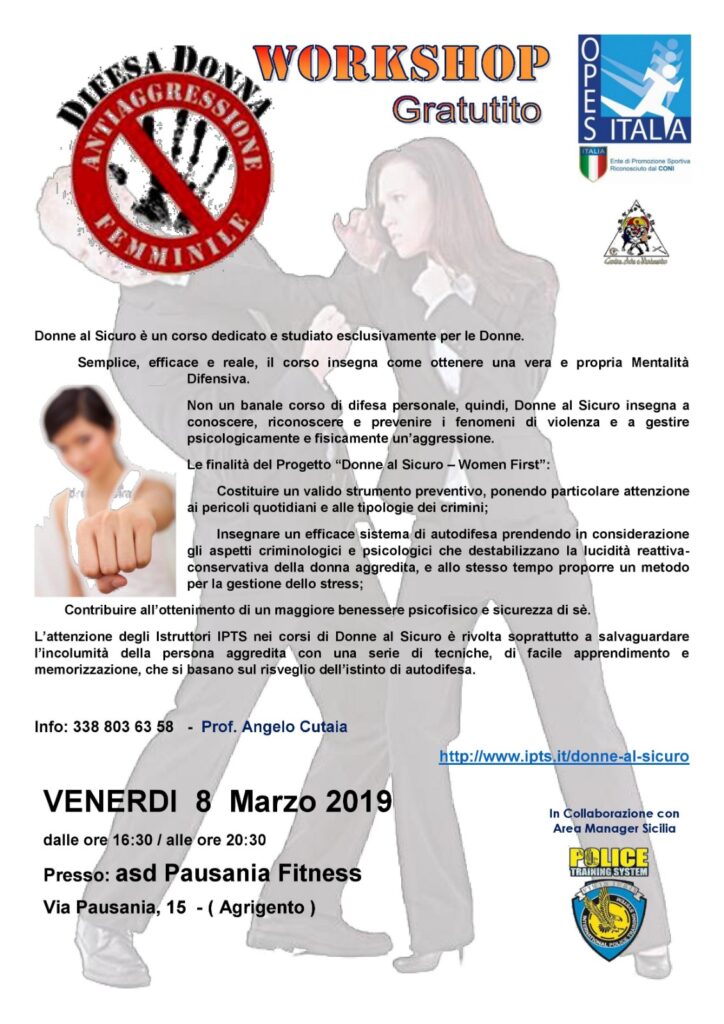 workshop difesa personale donne