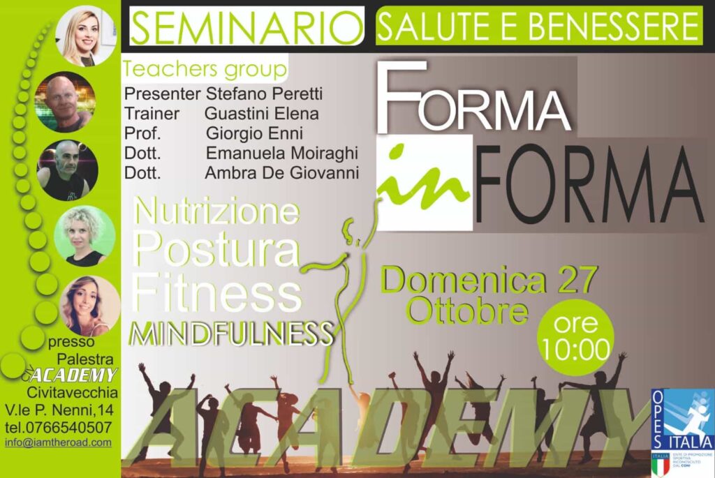  all'Academy Fitness Civitavecchia il seminario "Forma In Forma"