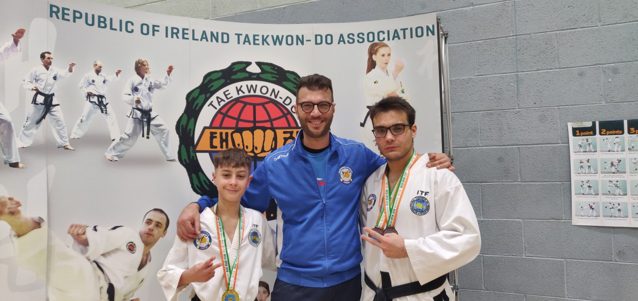 Scopri di più sull'articolo Taekwondo Itf: gli atleti della Fitsport Italia tornano da Dublino con 1 oro e 2 bronzi