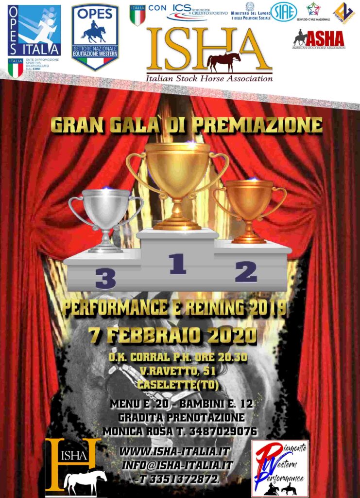 Campionato Performance e Reining 2019