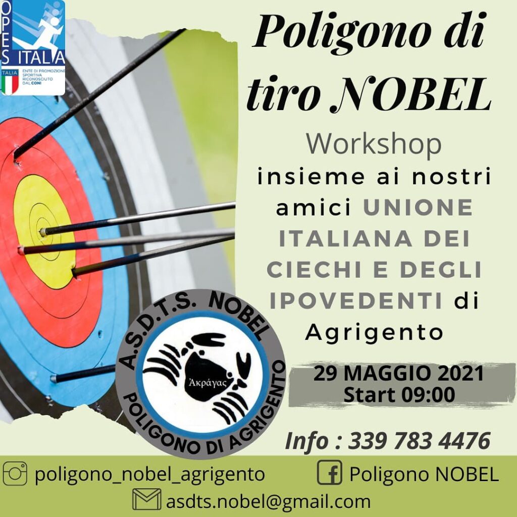 workshop tiro con arco ipovedenti 29 maggio