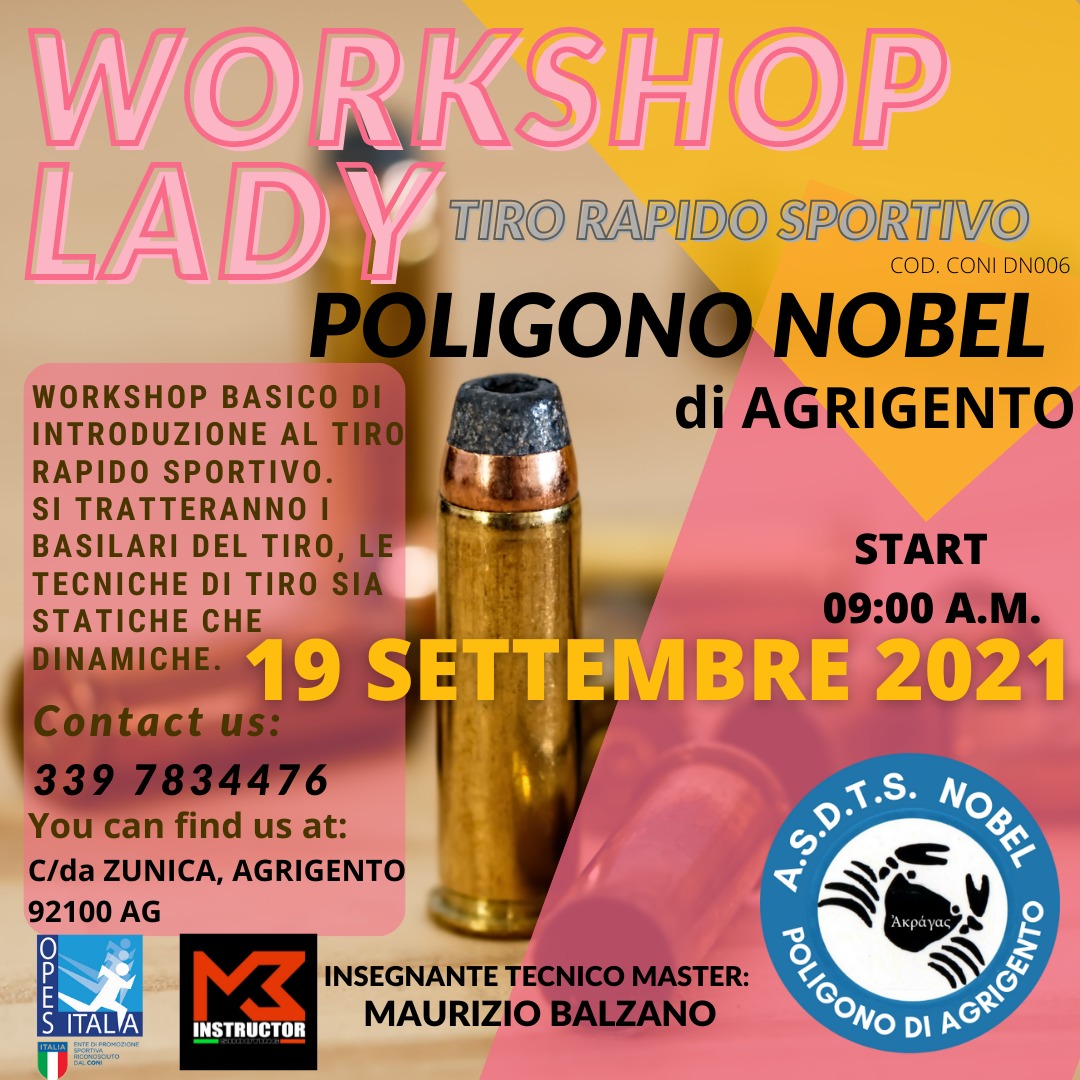 workshop lady tiro rapido sportivo 19 settembre 2021