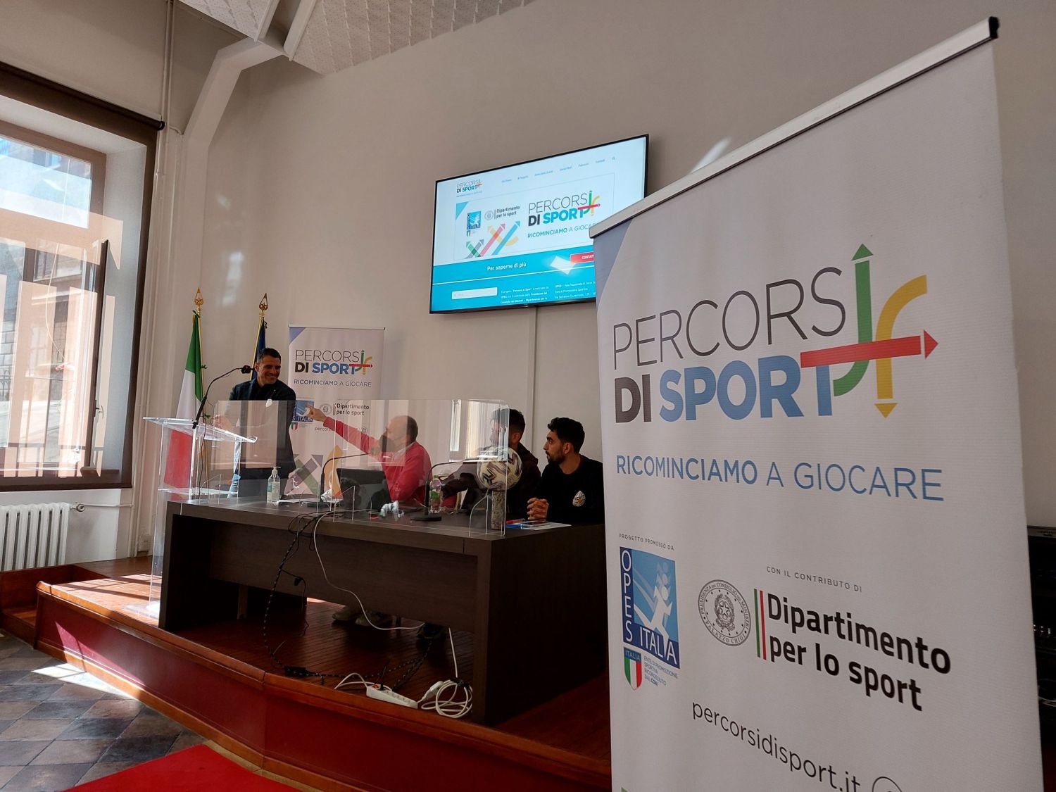 Scopri di più sull'articolo Che entusiasmo per Percorsi di Sport con Perrotta, Mariani e Piantadosi