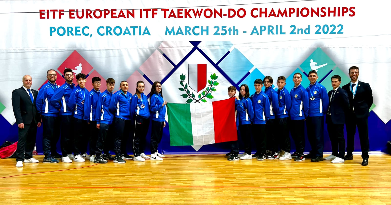 Scopri di più sull'articolo 7 medaglie agli Europei di Porec per l’Italia di taekwondo. Ottimo il contributo degli atleti OPES