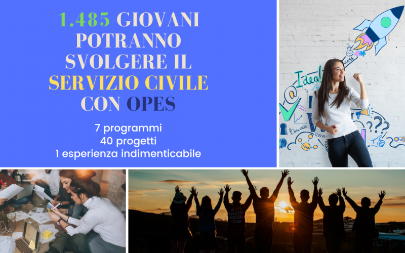 Scopri di più sull'articolo Servizio Civile Universale: scopri i progetti di OPES per 1.485 giovani. Il bando si chiude il 10 febbraio 2023