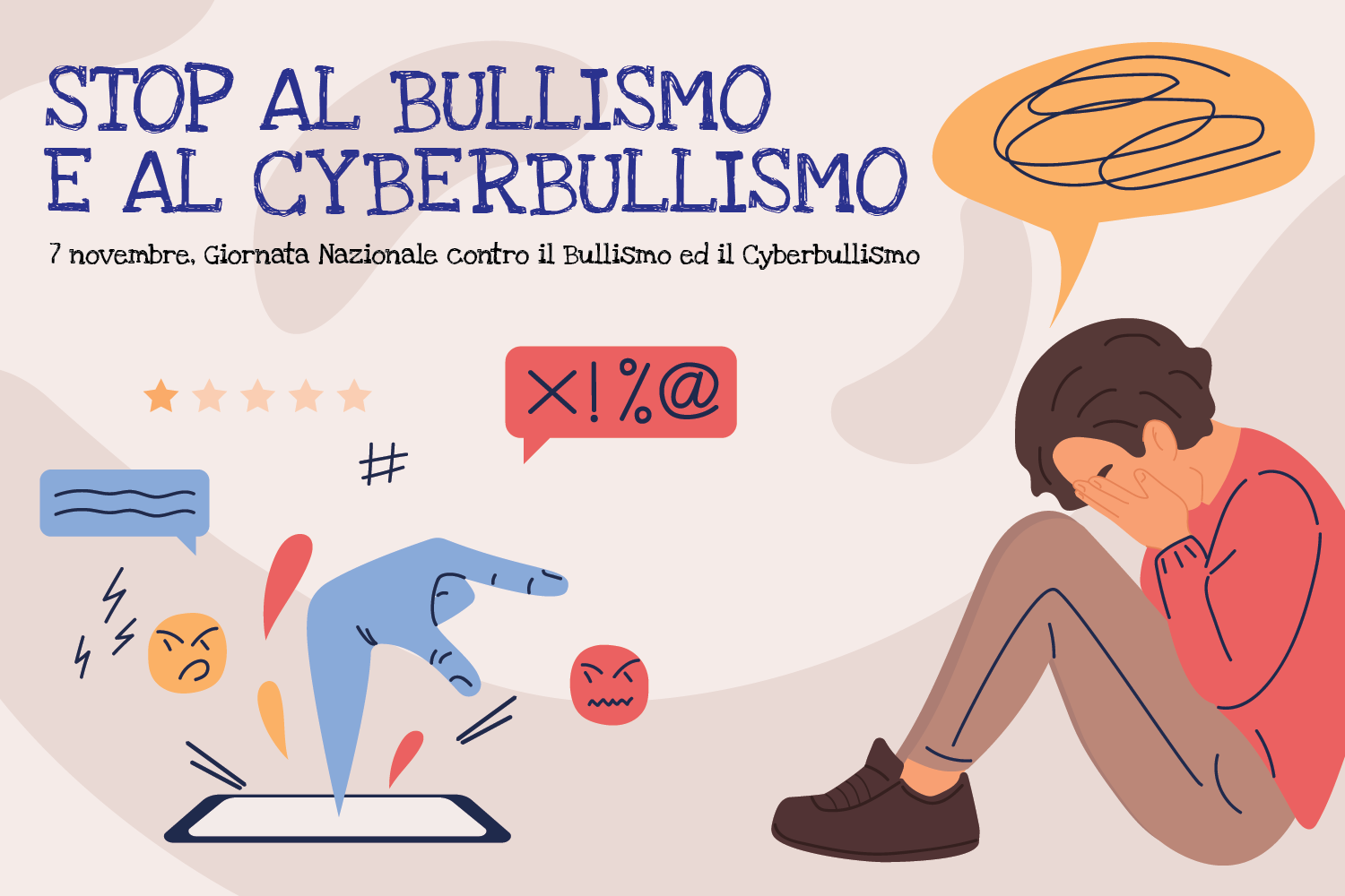 Scopri di più sull'articolo Giornata nazionale contro il bullismo ed il cyberbullismo, ospite di Uno Mattina anche un nostro Consigliere nazionale