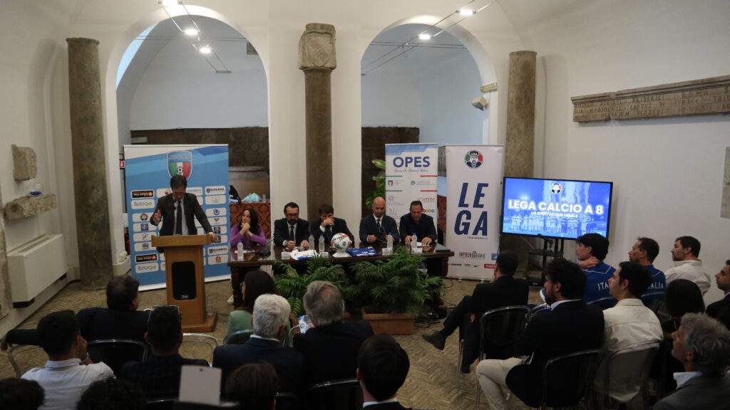 Presentata in Campidoglio la fase finale della Lega Calcio a 8 di OPES