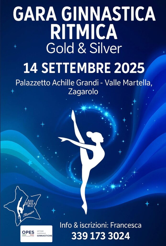 A Zagarolo, il prossimo 14 settembre, parte la stagione della ginnastica ritmica