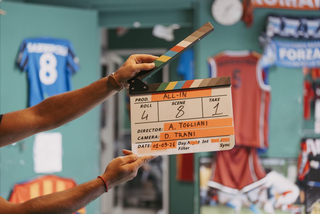 Nell'ambito della 83° Mostra Internazionale d’Arte Cinematografica di Venezia  il panel 'Cinema e Terzo Settore' ospita l’anteprima di 'ALL IN',  un cortometraggio che racconta il ruolo dello sport nella lotta alla ludopatia Lunedì 7 settembre 2026 all'Italian Pavilion - Hotel Excelsior si parla di cinema, sport e sociale alla presenza di illustri personalità del cinema e delle istituzioni