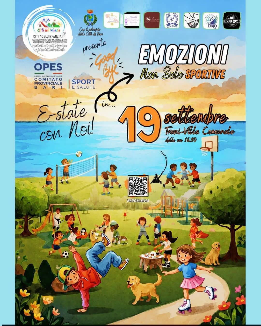 locandina "Emozioni NON SOLO Sportive" di Trani
