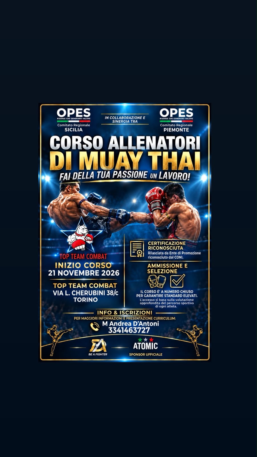Corso Allenatori di Muay Thai 