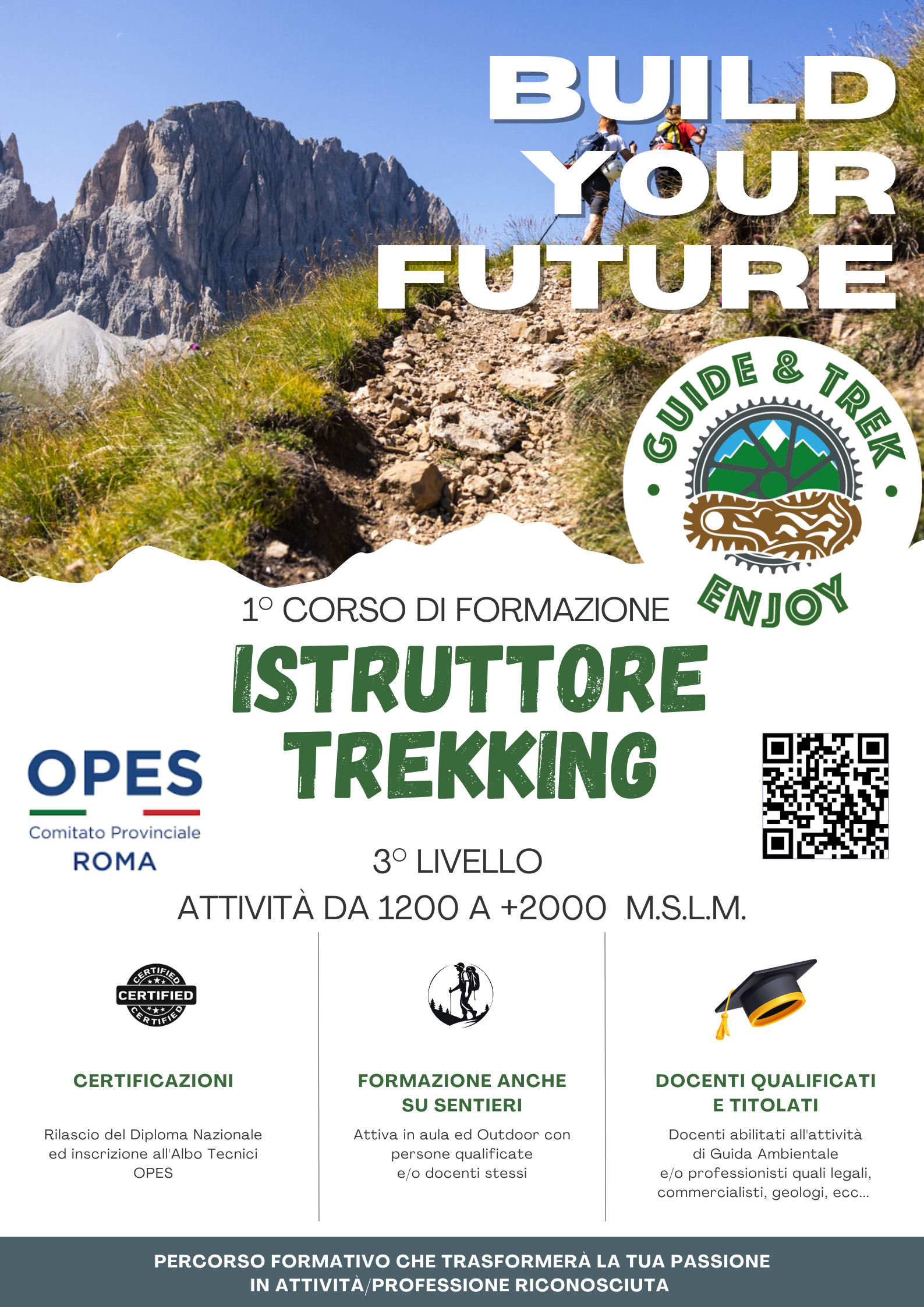 istruttore trekking 3 livello