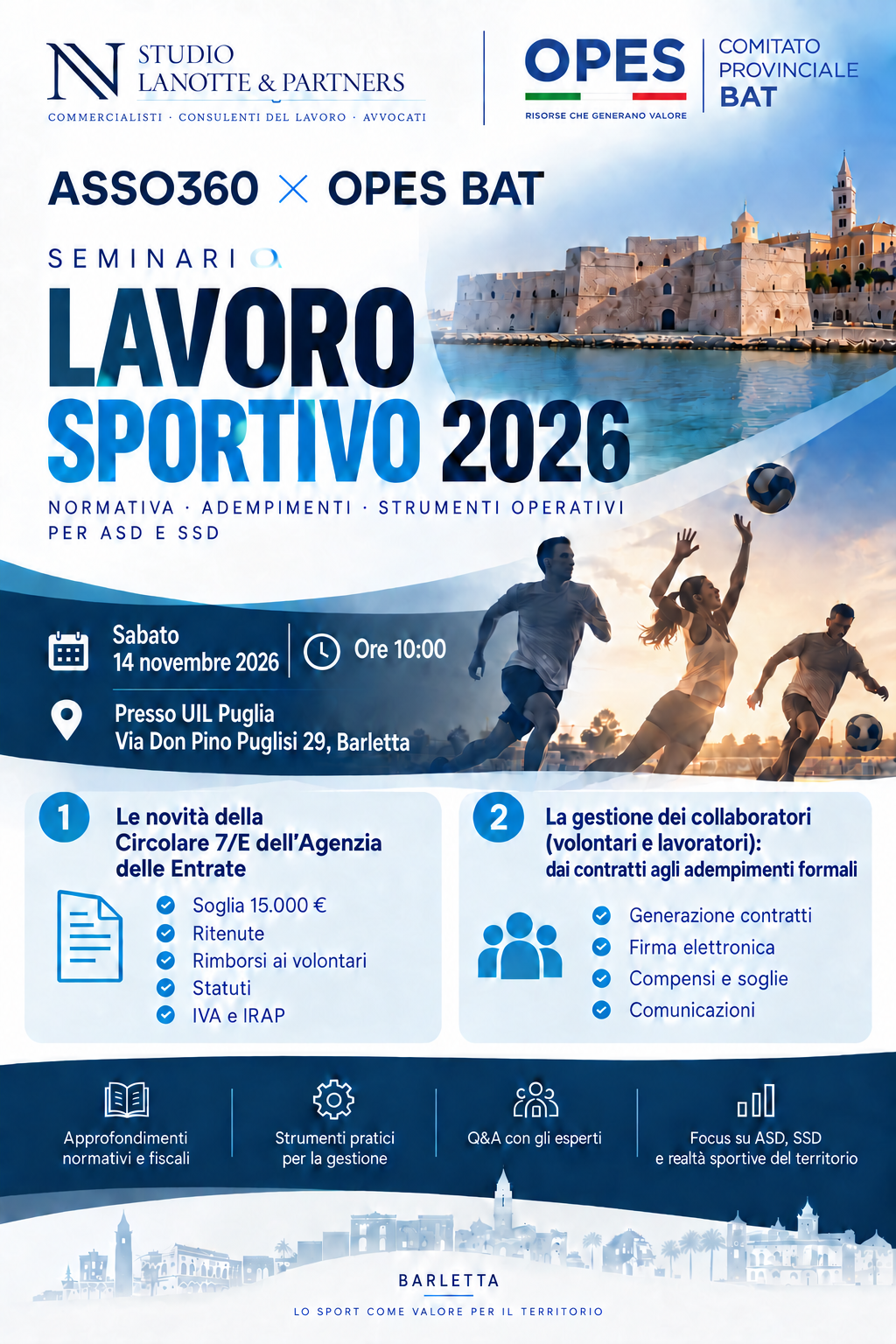 locandina "Lavoro Sportivo 2026"
